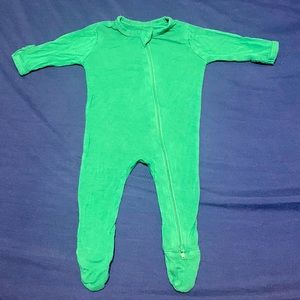 Kyte Baby emerald zipper footie